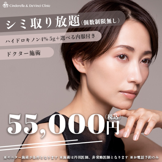 シミ取り放題の画像