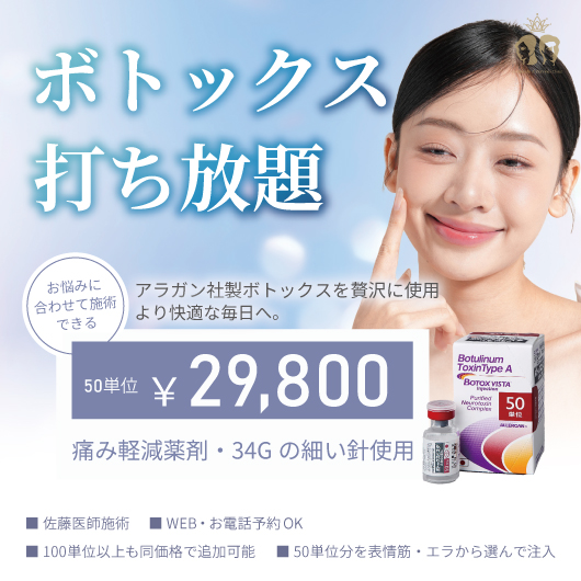ボトックス打ち放題